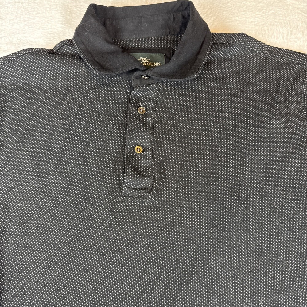 Rodd & Gunn Polo Shirt Mens XL Black Short Sleeve Sport Fit Rugby Outdoors Adult